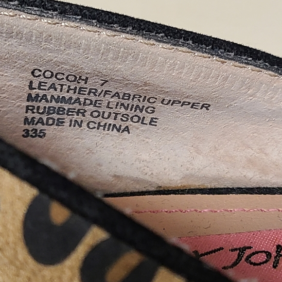 Betsey Johnson Cocoh cheetah flats size 7 - Picture 4 of 7